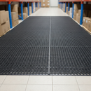 Heavy Duty Anti-Fatigue Rubber Mat – Industrial Standing Mat | Drainage Holes - Anti-Fatigue Mats - Detail View