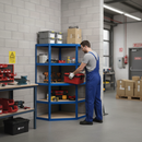 Heavy Duty Corner Shelving Unit - 1600mm High - 250kg Capacity