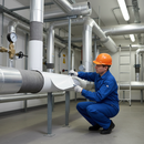 Premium Durable PVC Jacketing for Insulated Pipework - Fire-Resistant, Chemical Resistant, and Hygienic Protection - Main ...