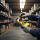 Three Button Mafelec Style Control with Key Release Emergency Stop - Main Product Image