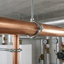 Premium Chrome Munsen Ring Pipe Supports for Copper Pipework - Durable and Strong Design for Secure Installation - Main Pr...