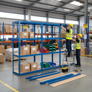 Heavy Duty Industrial Shelving - 1600mm High - 200/280kg Capacity - Blue