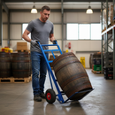 Professional Heavy Duty Beer Barrel Trolley with Adjustable Catch and Durable Powder-Coated Finish