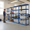 4x Heavy Duty Shelving Units - 1800mm High - Blue with 8x 60L Plastic Storage Boxes