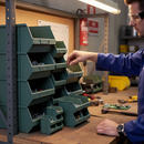 Linkable Plastic Small Parts Pick Bins - Versatile Storage Solutions
