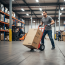 Heavy Duty Pneumatic Tyre Sack Truck with 150kg Load Capacity