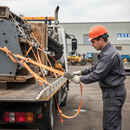 14 Metre Bay Strap - Ratchet Strap with Snaphooks & D Rings Fitted Every 500mm