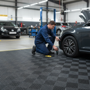 Premium Garage Floor Tiles Kit - Coin Pattern for Heavy Duty Use