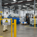 Premium Spraying & Chemical Store Warning Sign - Rigid Foamex Board, 40cm x 30cm Size for Safety Compliance - Detail View