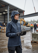 Premium Women's Manchester 2.0 Shell Jacket with Detachable Hood, Adjustable Features, and Waterproof Protection - Main Pr...