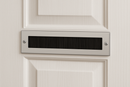 Durable Aluminium Twin Brush Letterplate –  No Flap, Superior Draft Protection For Interior Door