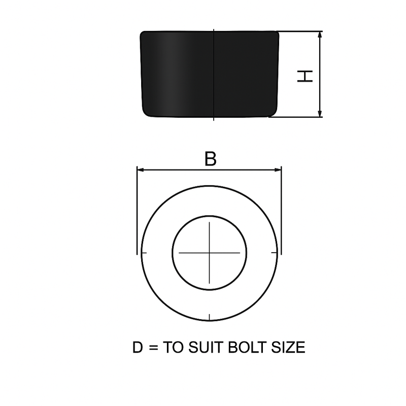 Adjustable Neoprene Bolt Cover – For Multi-Uses | 15Pcs
