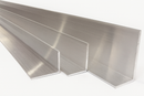Multiple aluminium angle bars with polished finish.