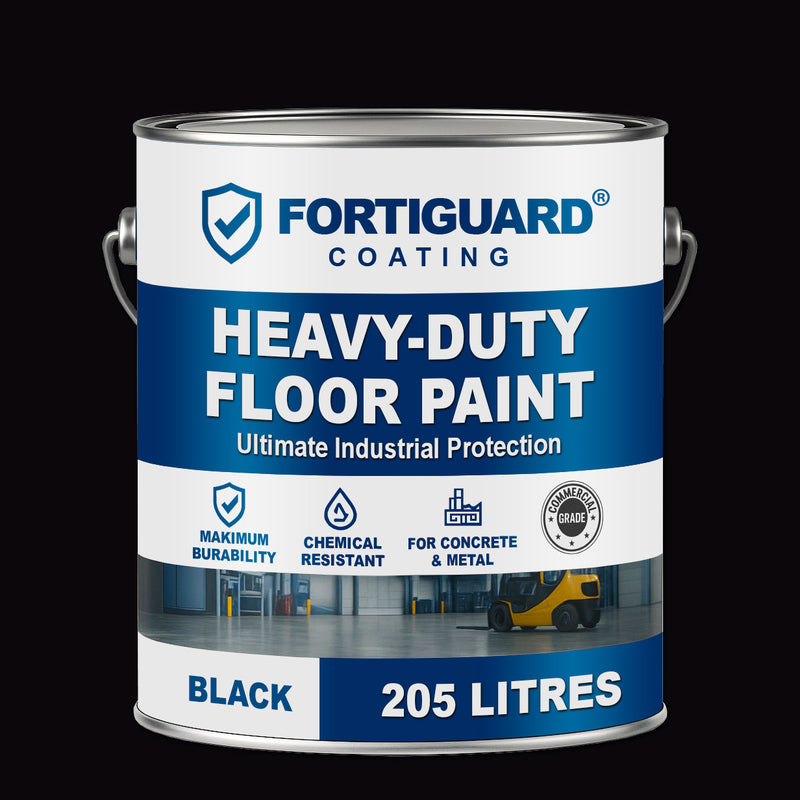Quick Dry 205L Industrial Garage Floor Paint – Heavy-Duty Polyurethane Coating for Factories & Showrooms
