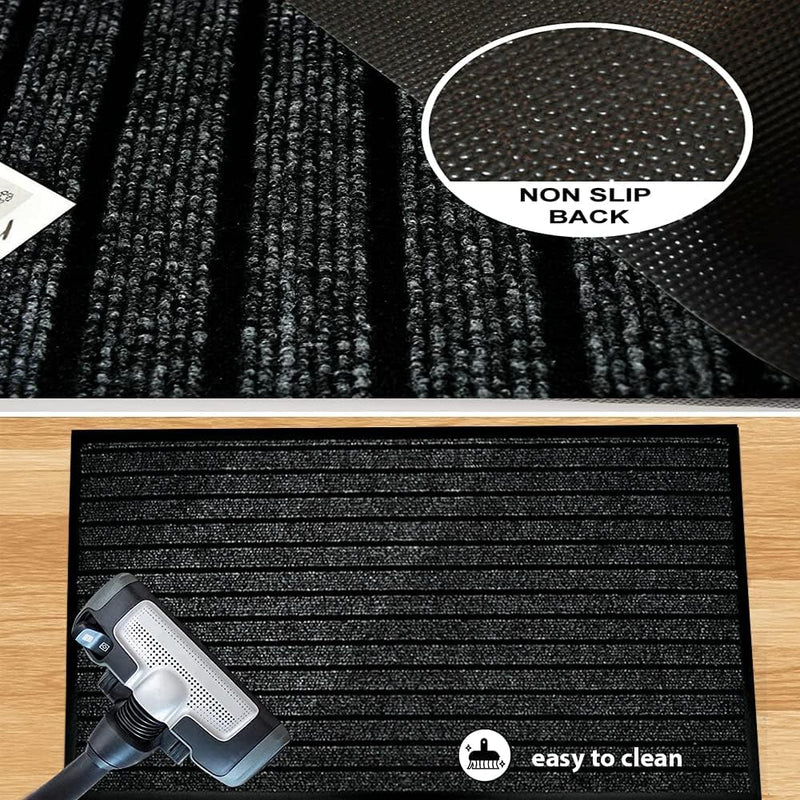 Heavy-Duty Outdoor Rubber Door Mat – Non-Slip, Waterproof, Washable Mud and Dirt Barrier