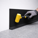 PVC Flexible Sit-On Skirting Board - 100mm x 20mm x 15m | UPVC | Flexible, Durable & Easy to Install - Additional Angle