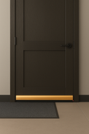 Industrial Brydale X Natural Wood Door Draught Excluder – Weatherproof, For Inward Opening Doors – Ultimate Gap Seal 15–22mm