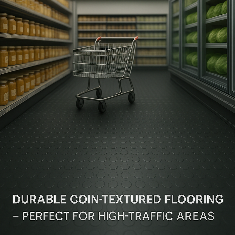 Non Slip Rubber Flooring Heavy Duty - Industrial Grade Safety Flooring