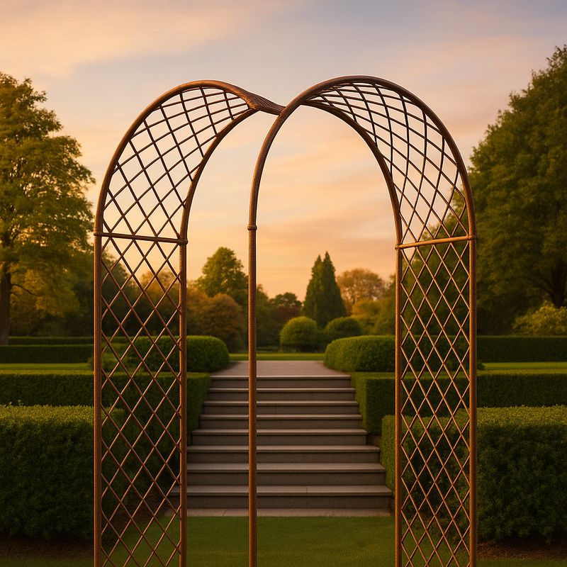 Verdanta Elegance Round Arch – Strong Garden Frame for Climbers