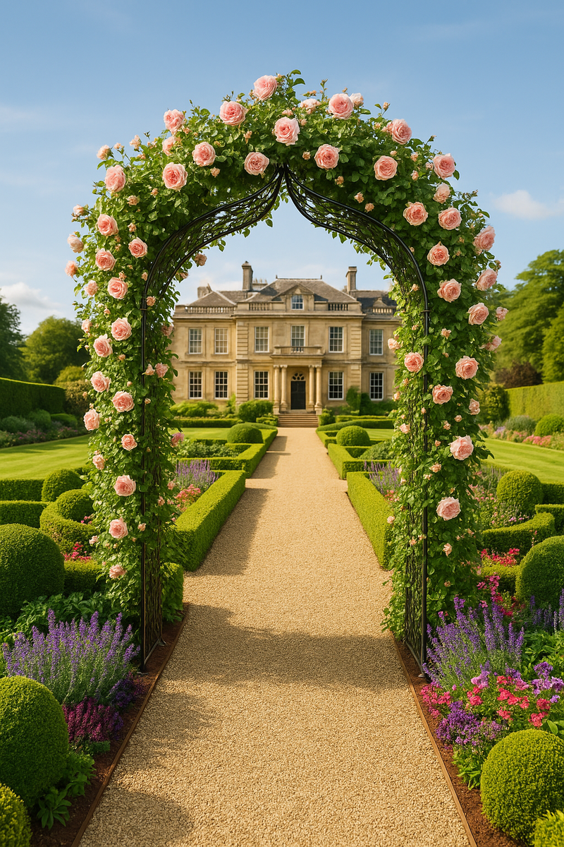 Verdanta Gothic Garden Arch – Elegant Frame for Climbing Plants