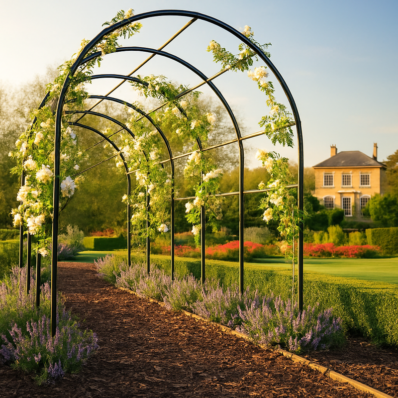 Verdanta Round Pergola – Elegant Circular Frame for Gardens
