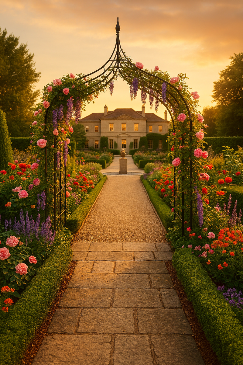 Verdanta Gothic Pergola – Arched Garden Frame for Climbers