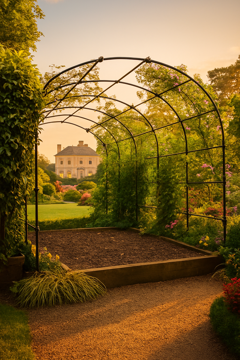 Verdura Monet Pergola – Elegant Lattice Design