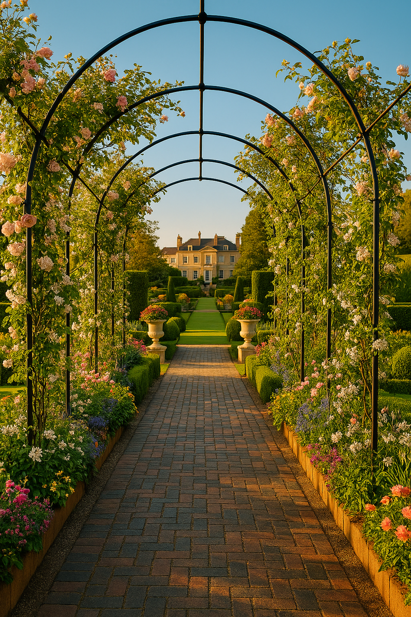 Verdanta Monet Pergola – Graceful Arched Frame for Gardens