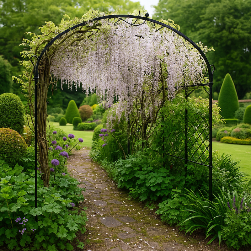 Verdanta Monet Pergola – Graceful Arched Frame for Gardens