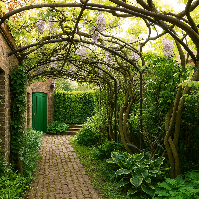 Verdure Monet Wall Pergola – Elegant Wall-Mounted Design
