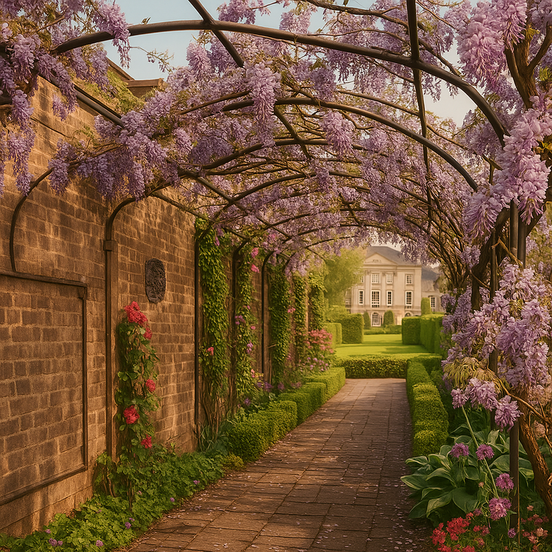 Verdure Monet Wall Pergola – Elegant Wall-Mounted Design