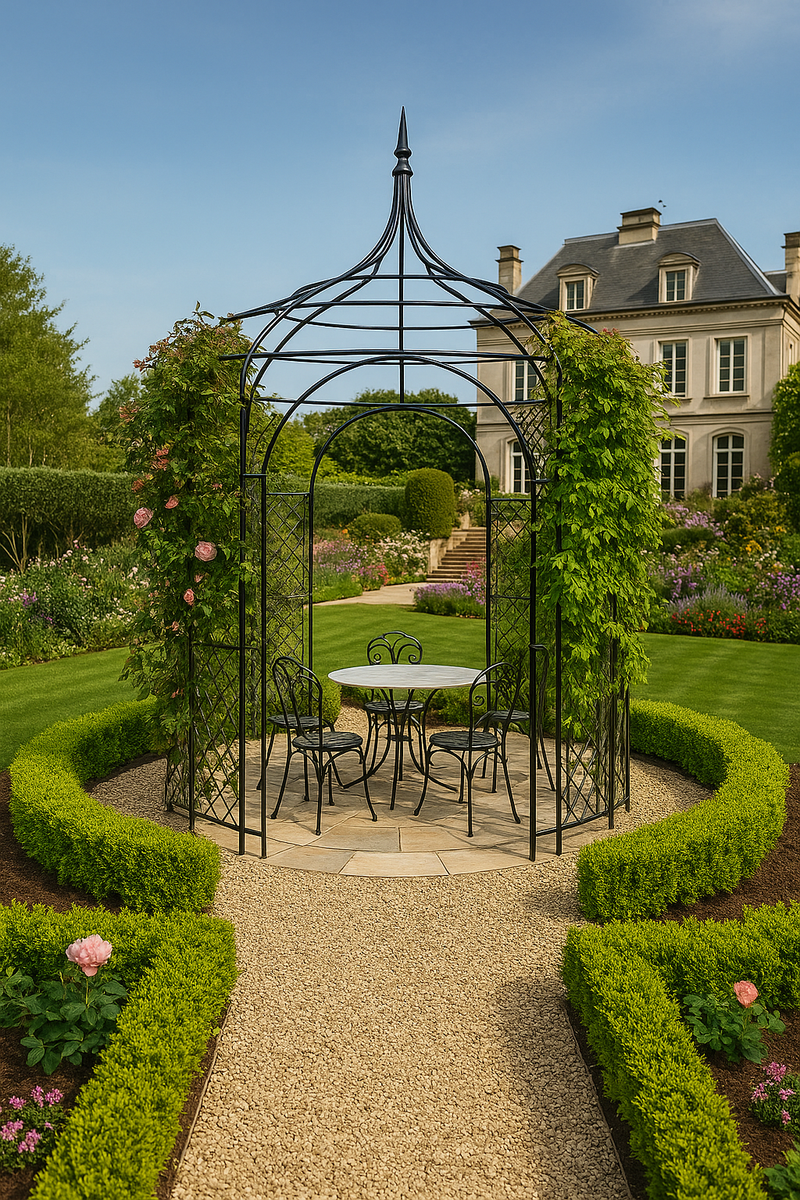 Verdure | Gothic Garden Gazebo with Elegant Arched Design