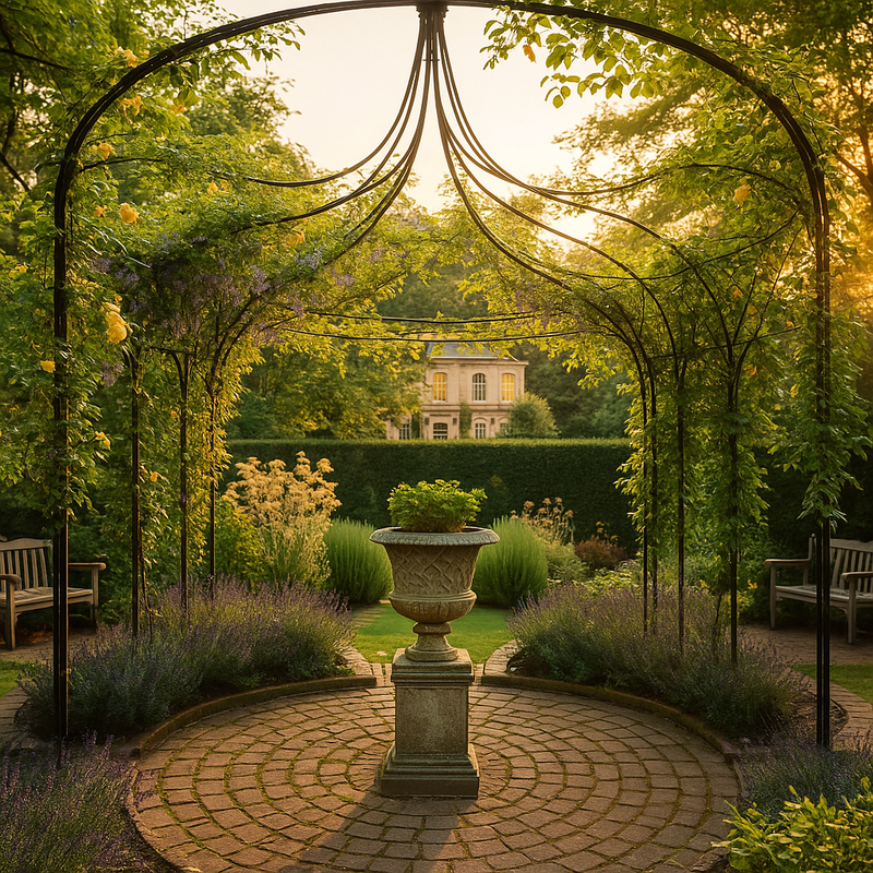 Verdure | Gothic Garden Gazebo with Elegant Arched Design