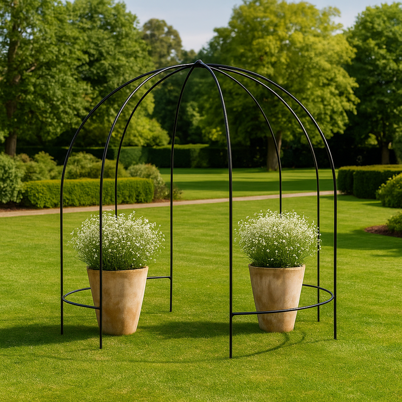 Verdure | Dome Garden Gazebo – Elegant Metal Structure