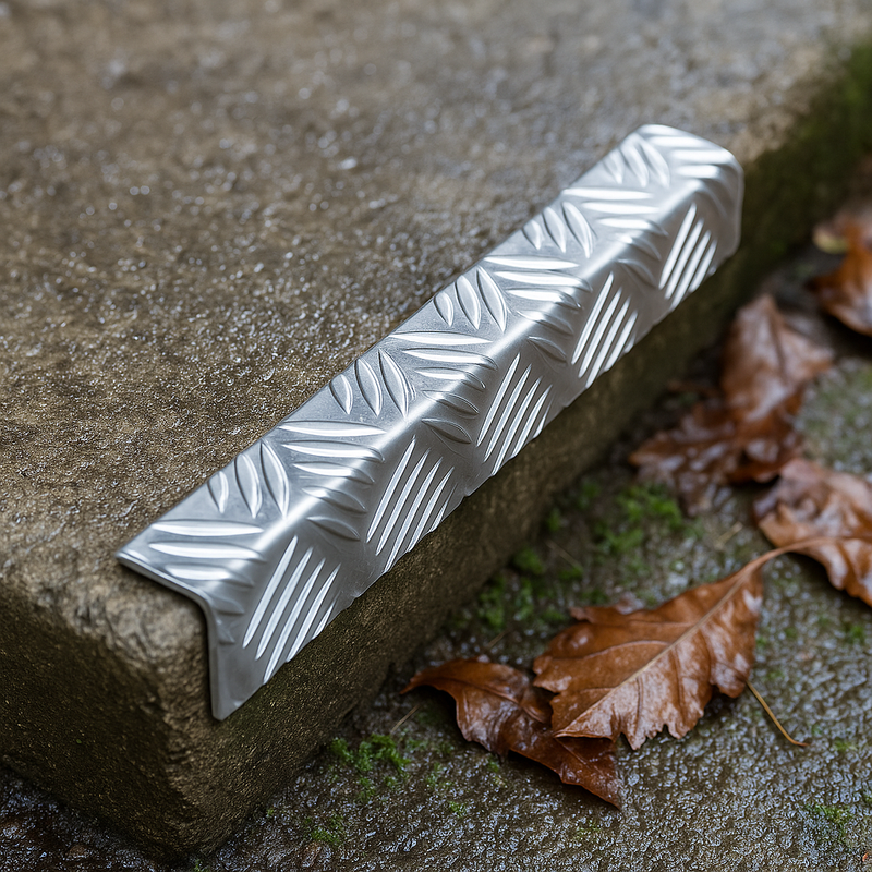 Aluminium Five-Bar Angle 150mm x 150mm x 2mm – Heavy-Duty, Anti-Slip Checker Corner Trim for Industrial & Structural Reinforcement