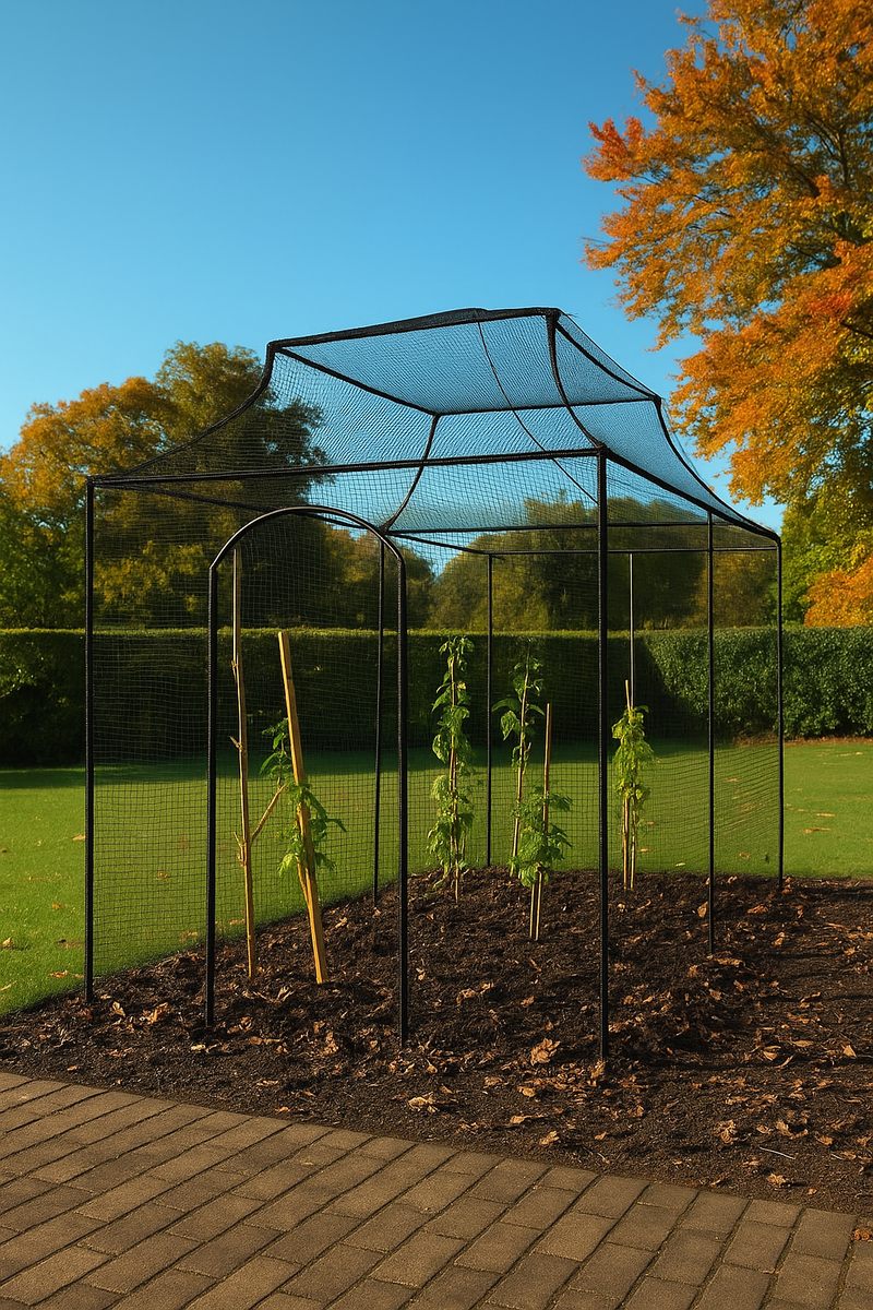 VerdiShield Monet Roof Fruit Cage – Elegant Arched Top