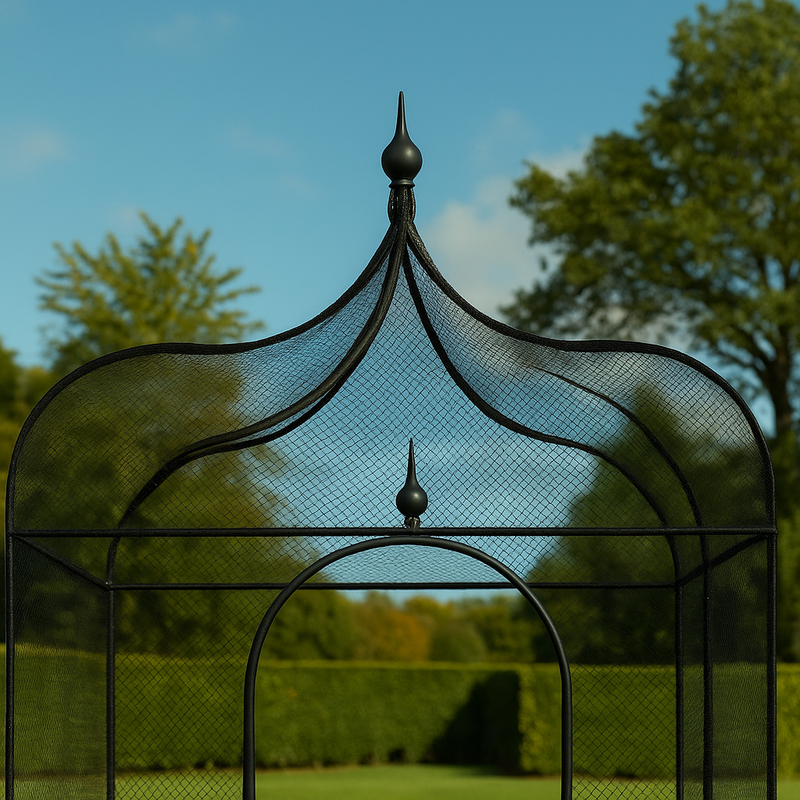 VerdiShield Gothic Roof Fruit Cage – Stylish Crop Protection