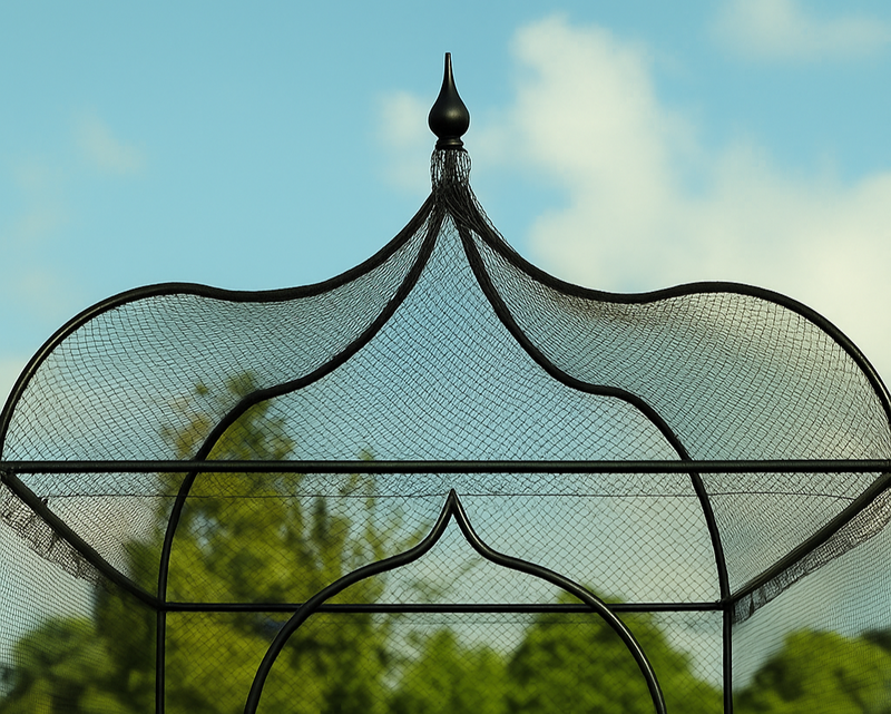 VerdiShield Gothic Roof Fruit Cage – Stylish Crop Protection