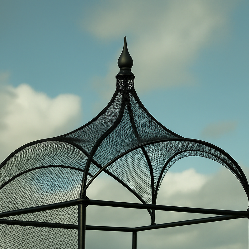 VerdiShield Gothic Roof Fruit Cage – Stylish Crop Protection