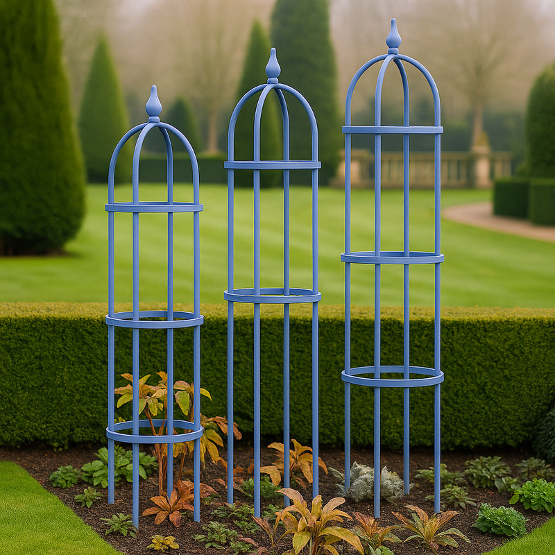 Verdanta Classic Garden Obelisk – Strong Steel Climber Frame