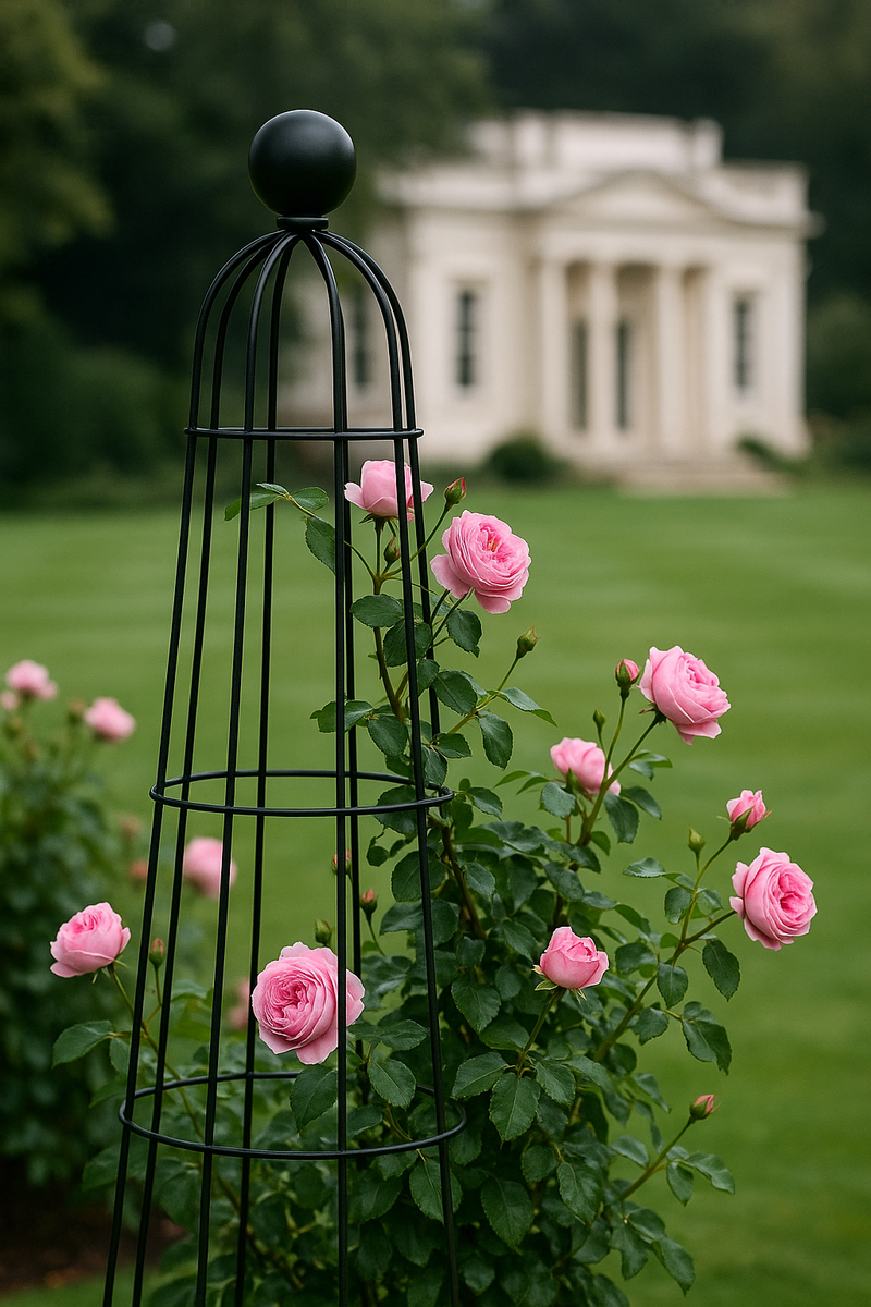Floraya Queen Garden Obelisk – 2.4m Ornamental Plant Frame