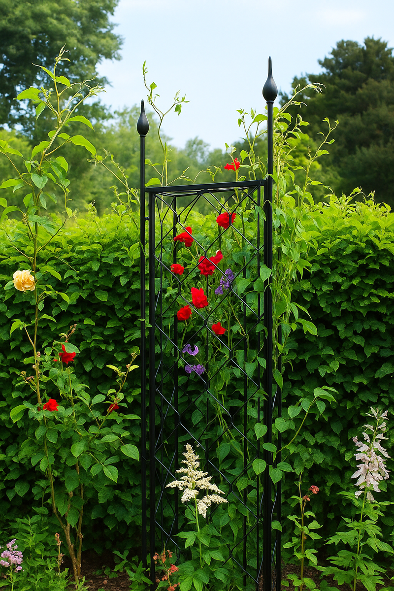 Verdea Garden Obelisk – Elegant Tricorn Design for Climbers