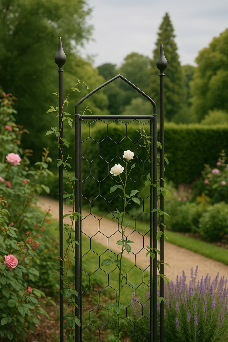 Verdea Garden Obelisk – Elegant Tricorn Design for Climbers