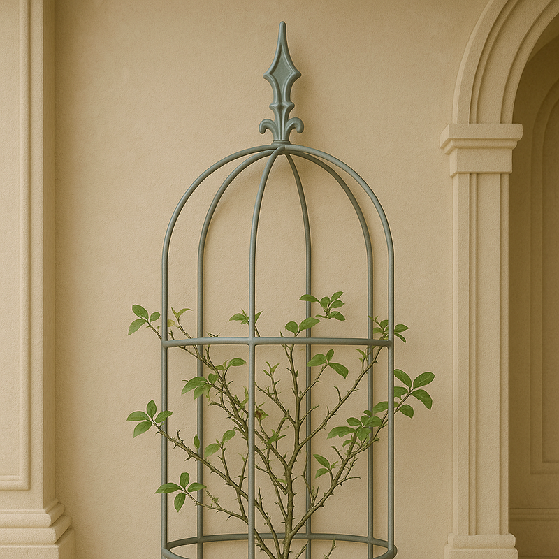 Verdancia Half Obelisk – Space-Saving Wall Support