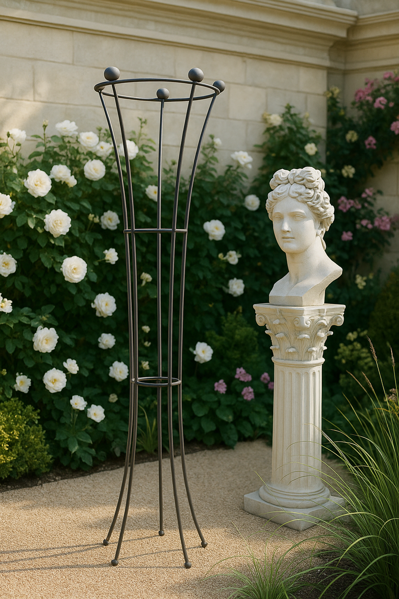 VerdeVista Elegance Inverted Garden Obelisk – Steel Frame