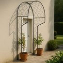 VerdeVista Round Portico – Arched Steel Frame for Climbing Plants