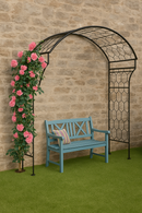 VerdeVista Giverny Arbour – Steel Arch Seat for Climbing Plants