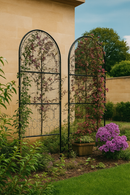 VerdaLiving Georgian Garden Screen – Arched Steel Privacy Panel