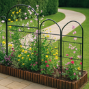 Verdivine Georgian Screen – Monet Top, Elegant Garden Feature