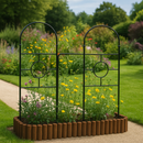 Verdivine Georgian Screen – Monet Top, Elegant Garden Feature